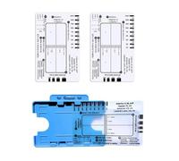 Tarjeta De Regla De 7 Pasos Para Electrocardiograma Para Interpretación Precisa Y Un Análisis Rápido En Entornos Médicos Herramienta De Evaluación Guía De Electrocardiograma Portátil