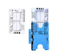 Tarjeta De Regla De 7 Pasos Para Electrocardiograma Para Interpretación Precisa Y Un Análisis Rápido En Entornos Médicos Herramienta De Evaluación Guía De Electrocardiograma Portátil