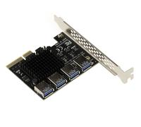 Tarjeta De Replicación PCIe 4X A 4 Puertos Por Enlaces USB3 - ANCHO DE BANDA 20G