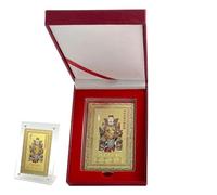 Tarjeta de riqueza para festival de , recuerdo de riqueza de cobre, tarjeta de buena suerte, para el éxito de la suerte, exhibición en el hogar, celebración, de viaje