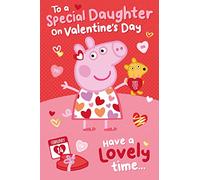 Tarjeta de San Valentín de Peppa Pig para tu hija