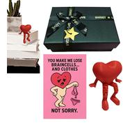 Tarjeta de San Valentín | Divertida felicitación romántica para parejas con, tarjeta de felicitación para el día de San Valentín, para marido, esposa, novio, novia, cita, noche, boda, compromiso