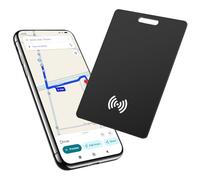 Tarjeta de Seguimiento de Cartera para Android, buscador de Billetera Recargable, Compatible con Google Mi Dispositivo, aplicación (Solo Android), Tarjeta de Seguimiento Bluetooth para Llaves