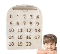 Tarjeta De Seguimiento Para Niños: Número De Tracing Board, Letra De Madera Tracing Sensory Pad | Aprenda A Escribir Una Tabla De Seguimiento Para Niños, La Clase Preescolar Debe Tener Para Niños De 3