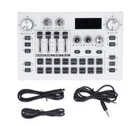 Tarjeta de Sonido con Interfaz de Sonido USB Profesional, Mezclador de Chip Digital de Doble Núcleo con Material Metálico para Grabación de Fiestas en Vivo en Estudio