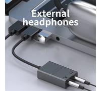 Tarjeta de sonido de 7.1 canales con interfaz de audio USB a micrófono y altavoz