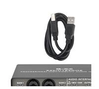 Tarjeta de sonido de interfaz de audio profesional con monitoreo de la guitarra eléctrica Live Recording Audio Extractor for estudio Cantando Q24