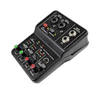 Tarjeta de sonido de metal USB para transmisión en vivo, producción de música, conexión de sonido profesional de baja latencia