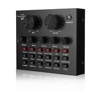 Tarjeta de sonido de transmisión en, 7 tipos de métodos de conexión Mezclador de audio móvil con 112 tipos de soporte de sonido eléctrico para grabar canciones, juegos, conferencias de voz,