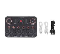 Tarjeta de Sonido en Vivo, Cambiador de Voz, Caja de resonancia, Mezclador de Audio Bluetooth para Juegos de grabación de Guitarra