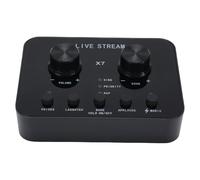 Tarjeta de Sonido en Vivo, Cambiador de Voz de Tarjeta de Sonido en Vivo Externo con Múltiples Efectos para la Grabación de la Computadora Portátil Chat de Voz Transmisión