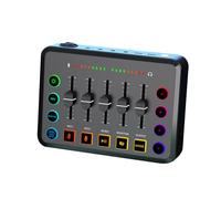 Tarjeta de sonido en vivo con procesador auditivo de transmisión en vivo con mezclador de sonido profesional para cantantes y podcasters