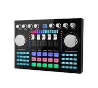 Tarjeta De Sonido En Vivo For Grabación De Música, Karaoke, Cantar, Equipo De Audio Profesional, Tarjeta Portátil De Transmisión En Vivo De Celebridades Por Internet