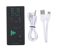 Tarjeta de Sonido en Vivo Mezclador múltiple, 4 Efectos de Sonido Tarjeta de Audio de transmisión en Vivo Cambiador de Sonido, Interfaz de Audio Volumen Inteligente Mic para PC de teléfono móvil