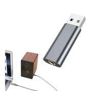 Tarjeta de sonido externa | Adaptador Plug and USB a audio óptico de 3,5 mm - Tarjeta de sonido sin controlador, interfaz de audio USB portátil para League of Legend, auriculares, auriculares