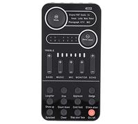 Tarjeta de Sonido Externa con Reducción de Ruido Inteligente Universal, Tarjeta de Sonido en con 13 Efectos de Sonido, para Teléfonos Android, Computadoras, para Transmisión de Juegos, (K9)