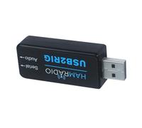 Tarjeta de sonido externa USB para radio aficionada, mejora el adaptador auditivo digital para PC y portátil