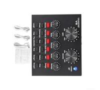 Tarjeta de sonido externa V8 de grado profesional, diseño elegante, adecuada para computadoras, móviles y juegos que anuncian necesidades