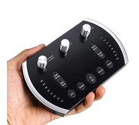 Tarjeta de sonido, interfaz de audio USB, Internet externo, transmisión en vivo, música en vivo, aplicable o grabación de micrófono, guitarra