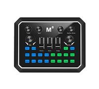 Tarjeta de sonido mezclador profesional, con efecto de música múltiple, regulación de tono alto y bajo, chips de procesador DSP