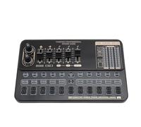 Tarjeta de Sonido para Estudio de Grabación, Tarjeta de Sonido para Transmisión en Vivo Tarjeta de Sonido en Vivo Acompañamiento Reducción de Ruido Inteligente Tablero Mezclador