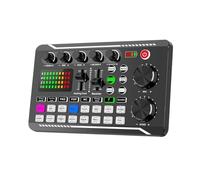 Tarjeta De Sonido Profesional Compatible Con Bluetooth, Grabación De Estudio For Teléfono, PC, Consola Mezcladora De Audio, Amplificador, Mezclador De Música En Vivo