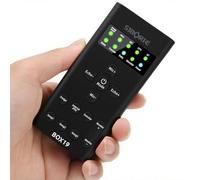 Tarjeta de sonido profesional en vivo, mezclador de audio Bluetooth 5.3 con cambiador de voz mágico y cancelación de ruido, tarjeta de sonido USB-C portátil para transmisión/karaoke/grabación en PC