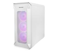 Tarjeta de Sonido UGO USB 7.1 - GENESIS - Irid 505 ARGB - Blanco - Compacto - Son Surround Virtual