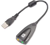 Tarjeta de Sonido USB 7.1 Adaptador USB a Jack 3.5 mm. Tarjeta de Sonido Externa con Cable y Adaptador de Auriculares y micrófono a USB para pc