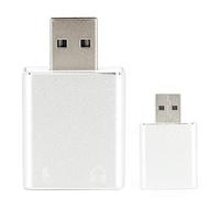 Tarjeta de Sonido USB, Adaptador de Tarjeta de Sonido, Soporte de Chat VolP para 98SE / ME / 2000 / XP/Vista / 7/8, Sonido Envolvente para portátil