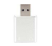 Tarjeta de Sonido USB Interfaz de Audio Libre con Unidad de 7.1 Canales | Tarjeta de sonido externa ofrece sonido envolvente al jugar en PC con USB 2.0 velocidad completa y certificación USB IF.