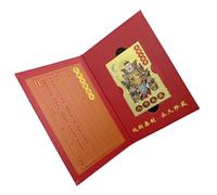 Tarjeta de Tai Sui, Tarjeta de Tai Sui 2025 | Tarjeta de bendición del año de la serpiente Taisui | 2025 Tarjeta dorada de amuleto chino para protección, buena suerte, éxito auspicioso