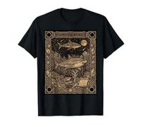 Tarjeta de Tarot de constelación de tiburón Tigre gótica Camiseta