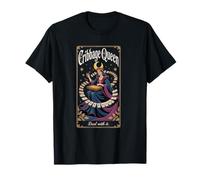 Tarjeta de Tarot de Cribbage Queen Art Deal with It Gráfico Camiseta