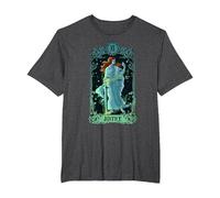 Tarjeta de Tarot de Justicia Diseño de Arcanos Major Camiseta, Hombre Tallas Grandes, Jaspeado Oscuro, 6X Alto