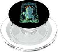Tarjeta de Tarot de Justicia Diseño de Arcanos Major PopSockets PopGrip para MagSafe