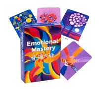 Tarjeta de tarot de Oracle, juego de mesa de predicción, tabla de adivinación con guía inglesa, entretenimiento para con símbolos místicos, herramienta espiritual, lectura del destino 3,54 x