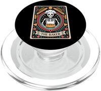 Tarjeta de Tarot de Skeleton Baker Funny Baking & Pan Lover PopSockets PopGrip para MagSafe