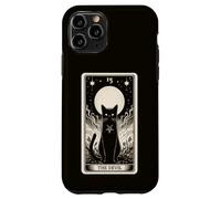 Tarjeta de Tarot Diablo Negro Gato Medieval Vintage Horror Carcasa para iPhone 11 Pro