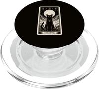 Tarjeta de Tarot Diablo Negro Gato Medieval Vintage Horror PopSockets PopGrip para MagSafe