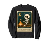 Tarjeta de Tarot Feliz campista Amante Camping Aventura al Aire Libre Sudadera