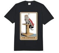 Tarjeta de Tarot Gato El Emperador Gato Rascador Poste Árbol Gato Comfort Colors Adult Heavyweight T-Shirt