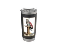 Tarjeta de Tarot Gato La Torre Gato Rascador Poste Árbol Gato Vaso térmico de acero inoxidable de doble pared