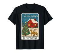 Tarjeta de Tarot navideña Preppy The Christmas Eve Girls Women Camiseta