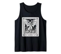 Tarjeta de Tarot Oculta de Bruja gótica Baphomet Halloween Camiseta sin Mangas