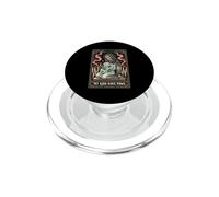 Tarjeta de Tarot para Amantes de Las Mascotas con diseño de Esqueleto de My Kids Have PopSockets PopGrip para MagSafe