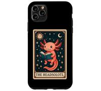Tarjeta de Tarot The Readsolotl Axolotl Bookworm Book Reader Carcasa para iPhone 11 Pro MAX