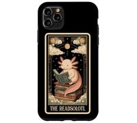 Tarjeta de Tarot The Readsolotl Axolotl Bookworm Book Reader Carcasa para iPhone 11 Pro MAX
