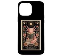 Tarjeta de Tarot The Readsolotl Axolotl Bookworm Book Reader Carcasa para iPhone 13 Pro MAX