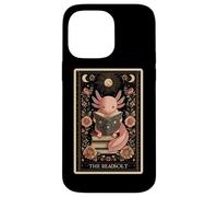 Tarjeta de Tarot The Readsolotl Axolotl Bookworm Book Reader Carcasa para iPhone 14 Pro MAX